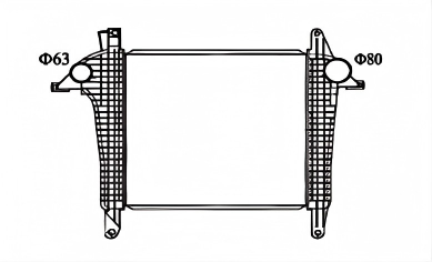SRTI-MAN009 FACTORY PRODUCE MAN TGL COOLING INTERCOOLER
