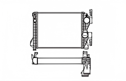 SRTI-ME011 MERCEDES BENZ ATEGO 1997 8-15 TONS INTERCOOLER