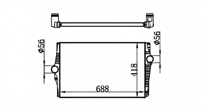 SRTI-VO015 VOLVO XC90 02- ENGINE INTERCOOLER