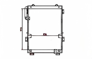 SROXR-VOL008 EC290 BAR AND PLATE VOLVO OIL COOLER