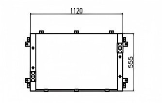 SROXR-VOL009 EC240B EC290B BAR AND PLATE VOLVO OIL COOLER